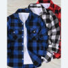 Casual Shirt Stand-up Collar Long Sleeve Men's Shirts